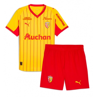 Billige Fotballdrakt RC Lens Replika Hjemmedraktsett Barn 2025-26 Kortermet (med bukser)